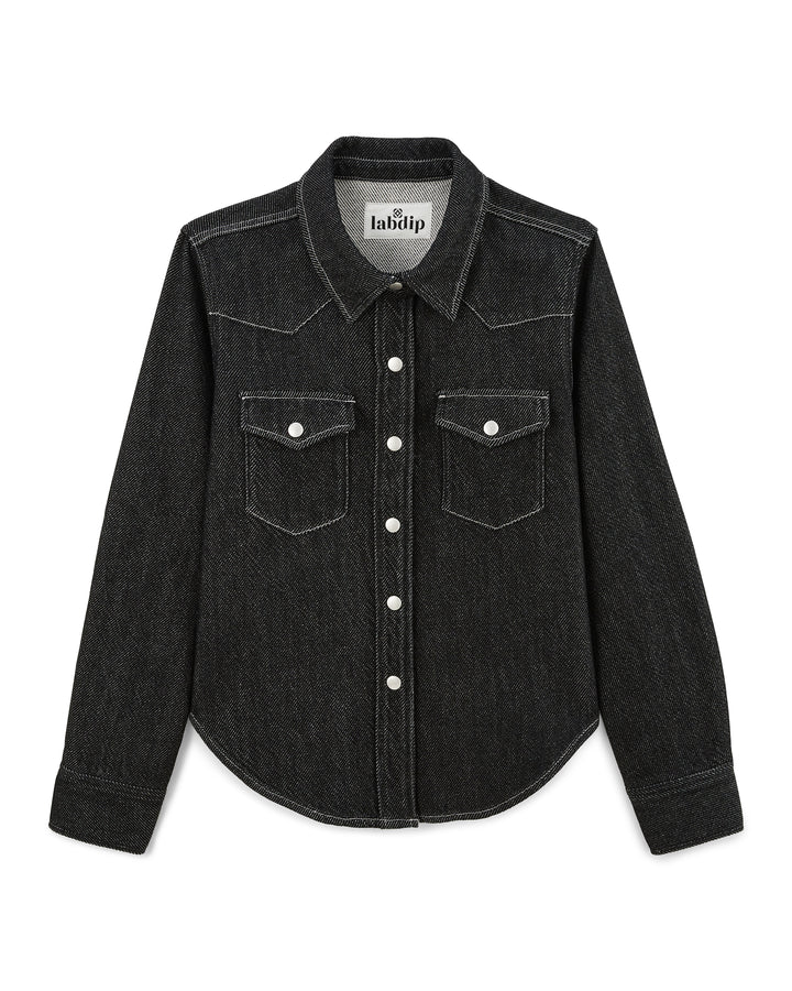 Chemise DALIA DENIM 3D DARK GREY Labdip