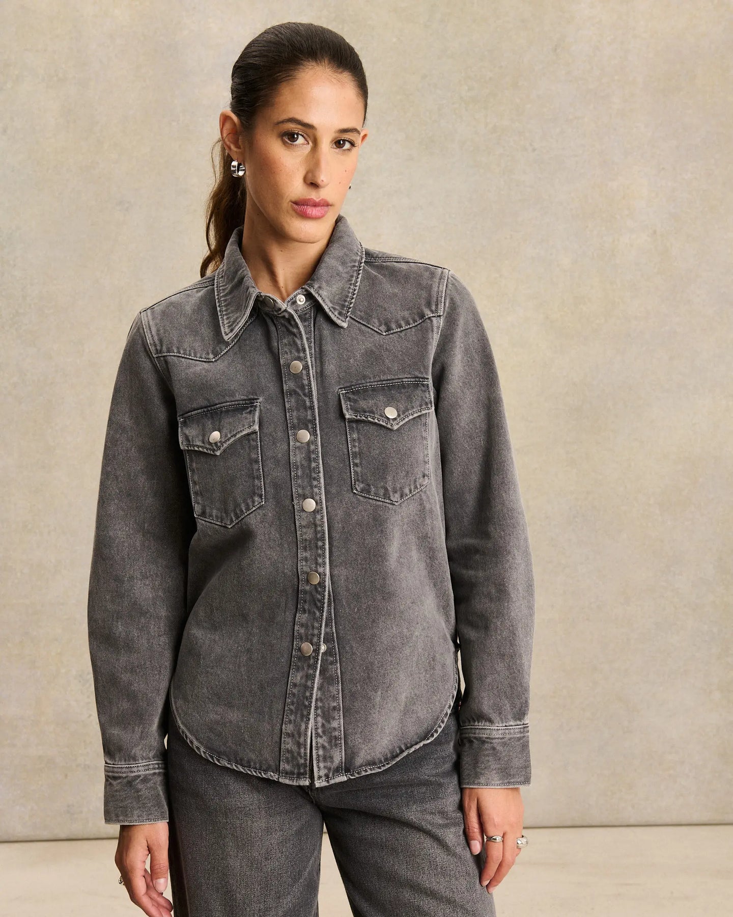 Chemise DALIA DENIM LIGHT GREY Labdip